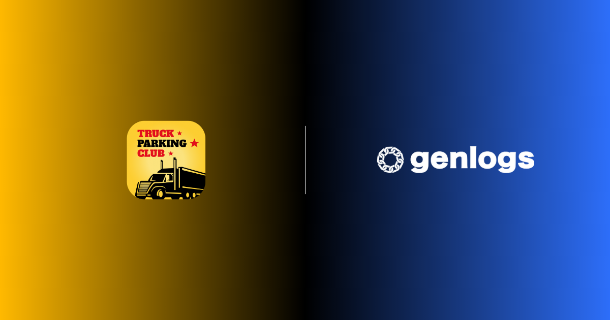Truck Parking Club and GenLogs logo