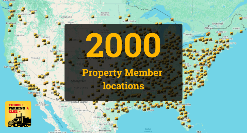 2000 truck parking locations