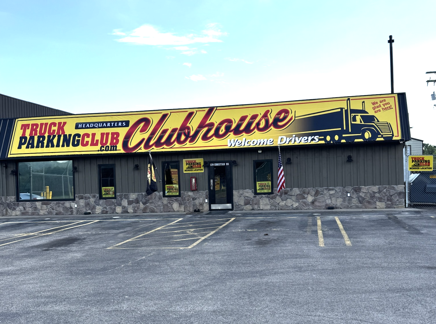 Truck Parking Club Clubhouse