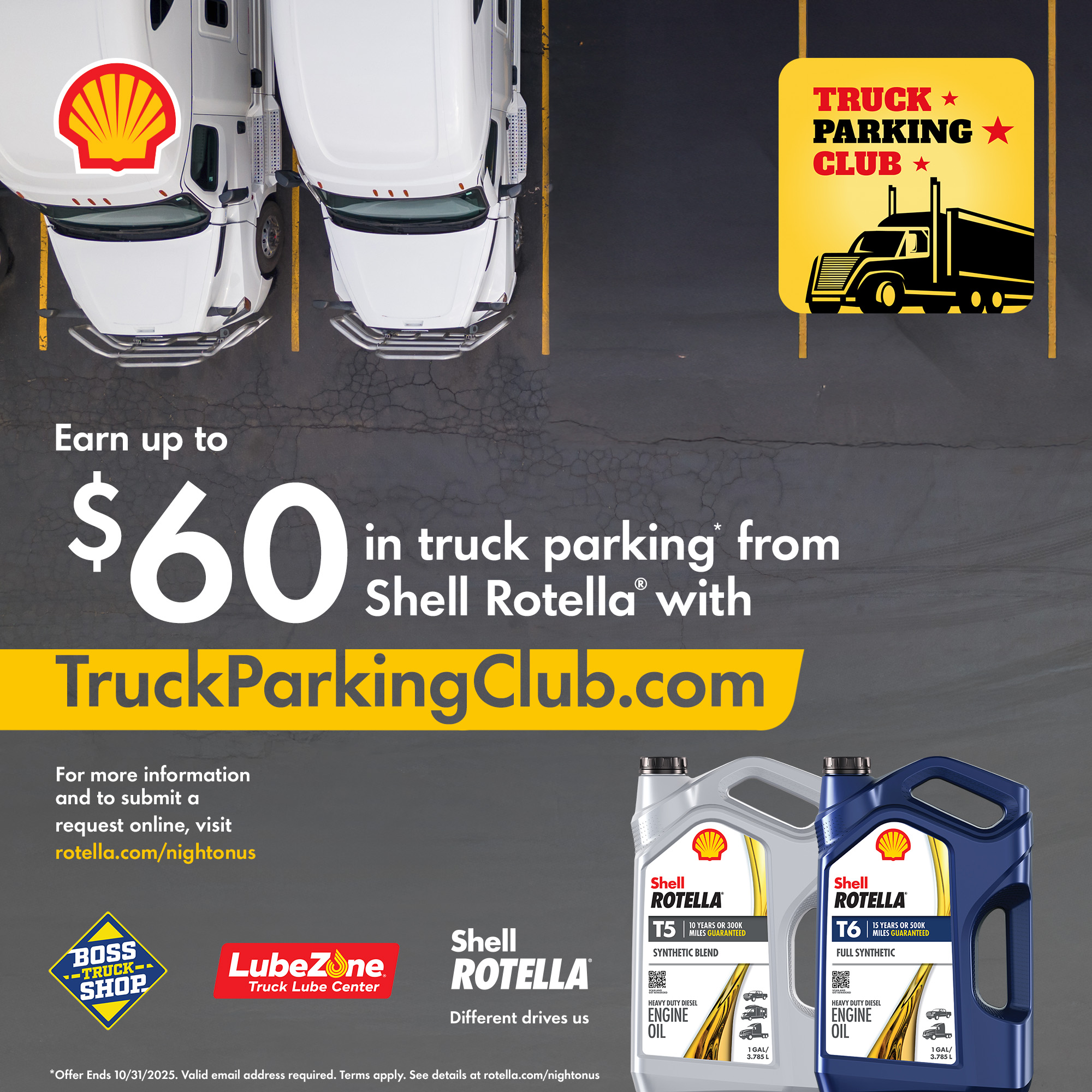 Shell Rotella / Truck Parking Club