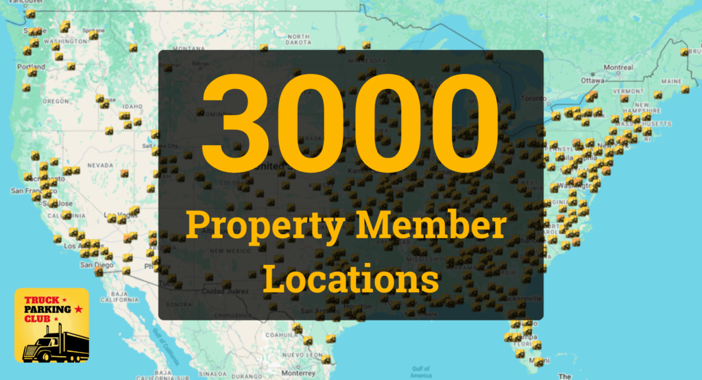 3000 truck parking locations