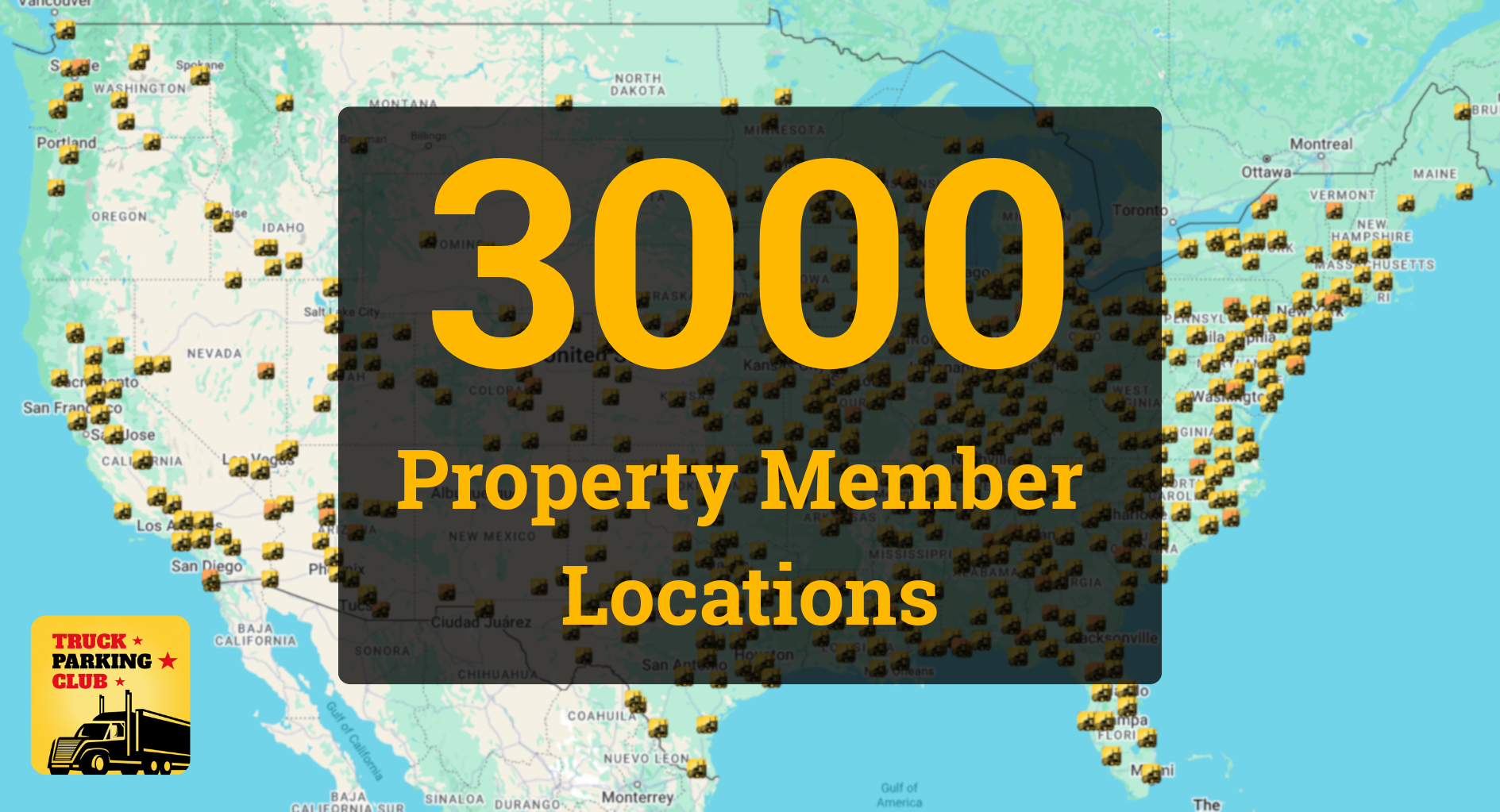 3000 truck parking locations