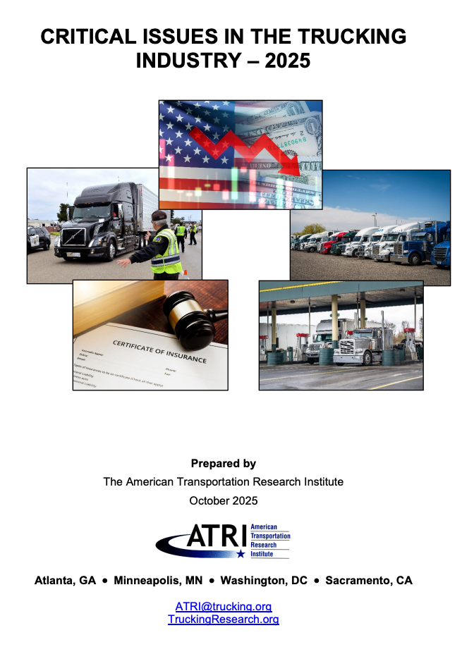Truck Parking Drops to #4 on ATRI’s Top Industry Issues, But That’s No Reason to Celebrate